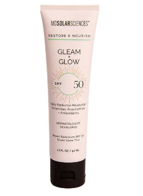 MDSolarSciences Gleam & Glow Crème SPF 50, 1.7 fl oz